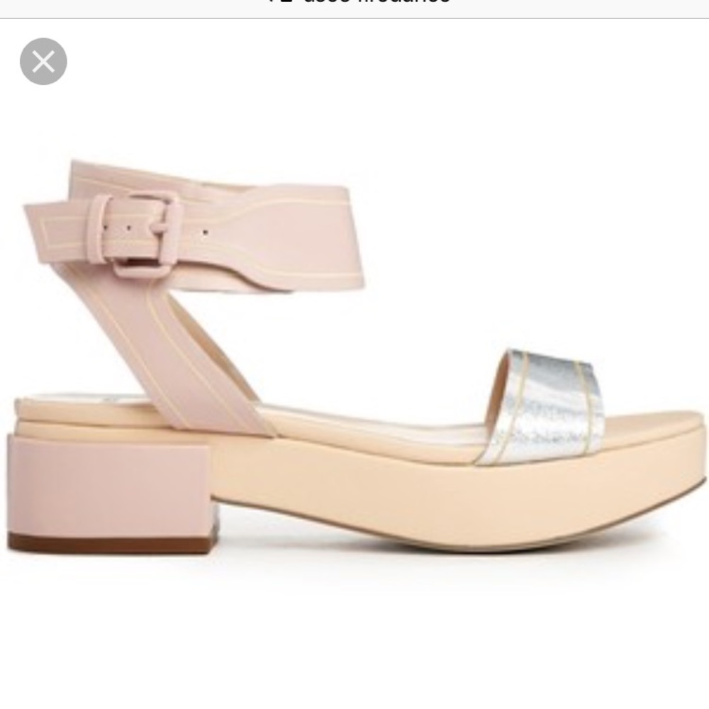 ASOS Firedance Platform flat sandals, US Size 8